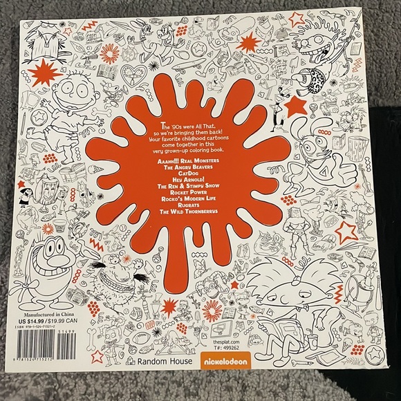 Nickelodeon The Splat Coloring the ‘90s Coloring Book - Picture 2 of 6